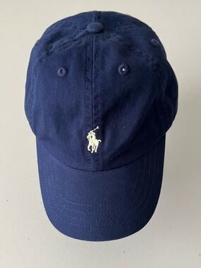 Polo Ralph Lauren Kids Baseball Cap Navy Pony Logo 2T-4T
